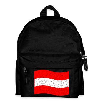 Drapeau vintage de l’Autriche - Sac à dos Enfant - noir - Devant