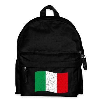 drapeau italien vintage - Sac à dos Enfant - noir - Devant