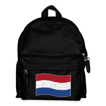 drapeau néerlandais vintage - Sac à dos Enfant - noir - Devant