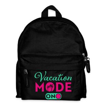 Vacation mode on - Kids' Backpack - black - Front