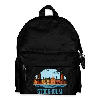 Ville de Stockholm - Sac à dos Enfant - noir - Devant
