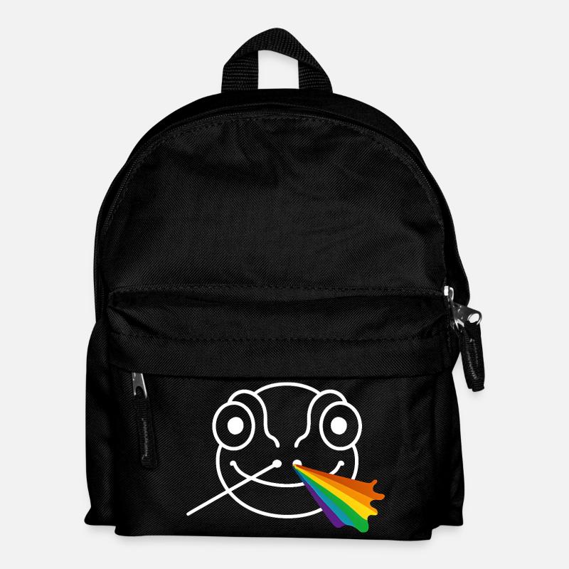 Chameleon prism - Kids' Backpack - black