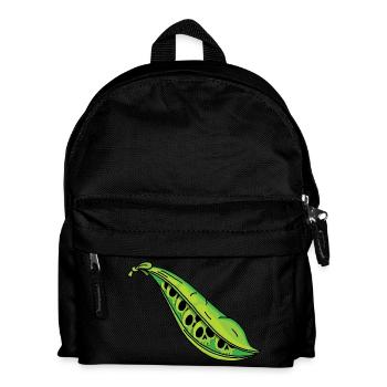 Pea skulls - Kids' Backpack - black - Front