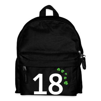 18 - Kids' Backpack - black - Front