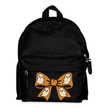 Point avec motif fantômes - Sac à dos Enfant - noir - Devant