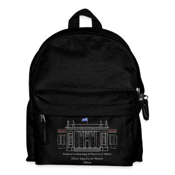 Athens National Archaeological Museum Drawing - Kids' Backpack - black - Front