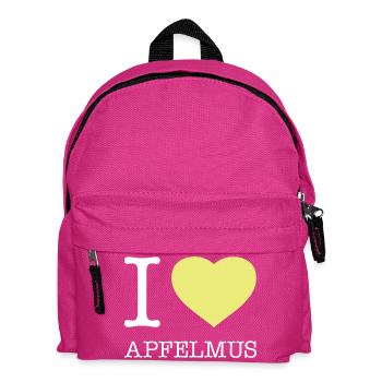 J’adore la compote de pommes - Sac à dos Enfant - fuchsia - Devant