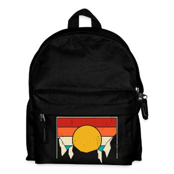 Randonnée Randonneur Alpiniste Cadeau - Sac à dos Enfant - noir - Devant