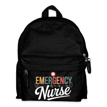 Emergency Nurse Emergency Design - Kids' Backpack - black - Front