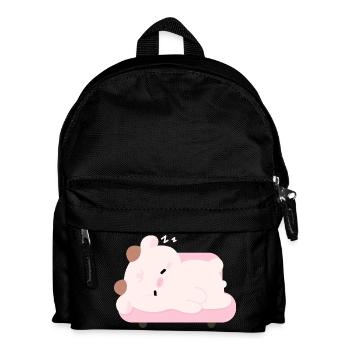 Müde Kuh - Kinder Rucksack - Schwarz - Vorne