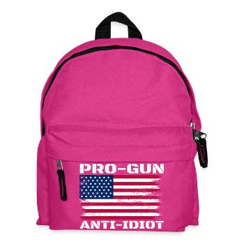 Pro-armes, anti-idiots - Sac à dos Enfant - fuchsia - Devant