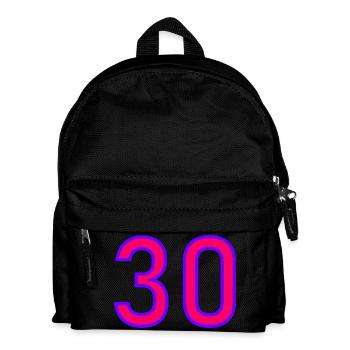 30. 30 ANS. 30e ANNIVERSAIRE. ANNIVERSAIRE 30 ANS. - Sac à dos Enfant - noir - Devant