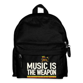Reggae Music - Kids' Backpack - black - Front
