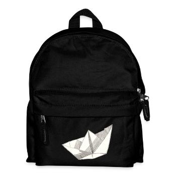 Navire en papier - Sac à dos Enfant - noir - Devant