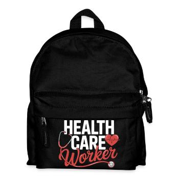 Emblème des professionnels de santé - Sac à dos Enfant - noir - Devant