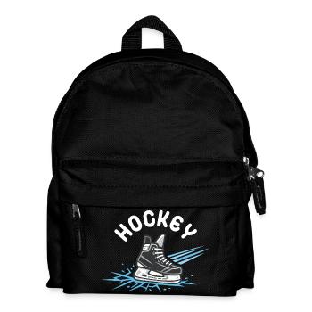 Hockey Skate– Eishockey Fan - Kids' Backpack - black - Front