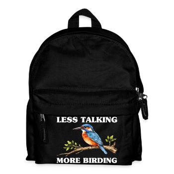 Bird Watching Birding Bird Watcher Bird Nerd - Kids' Backpack - black - Front