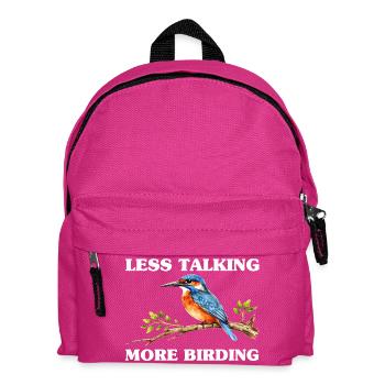 Bird Watching Birding Bird Watcher Bird Nerd - Kids' Backpack - fuchsia - Front