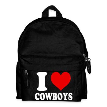 I Love Funny Funny Cowboys Witty - Kids' Backpack - black - Front