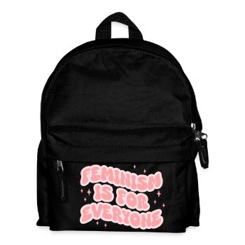Feminismus ist für alle - Kinder Rucksack - Schwarz - Vorne