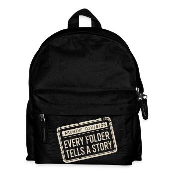 Every Folder Tells a Story - Kids' Backpack - black - Front