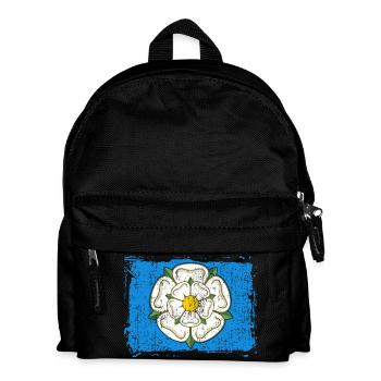 Yorkshire Rose Flag Nord de l’Angleterre Royaume-Uni - Sac à dos Enfant - noir - Devant