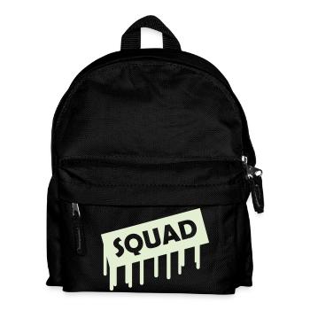 squad - Kinder Rucksack - Schwarz - Vorne