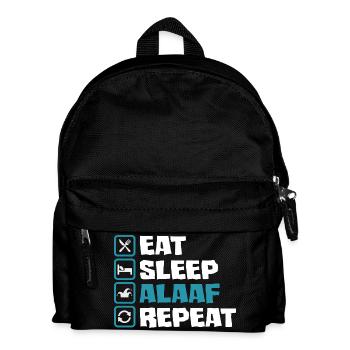 Eat Sleep Alaaf Repeat Carnival Cologne Costume - Kids' Backpack - black - Front