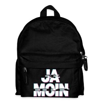 Ja Moin Norddeutschland Hamburg Gamer Meme Moin - Kids' Backpack - black - Front