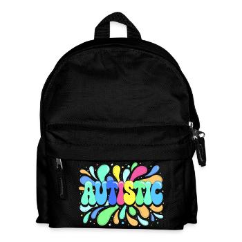 Autism Colors and Pride - Kids' Backpack - black - Front