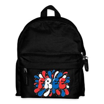 Liberté en éclats tricolores - Sac à dos Enfant - noir - Devant