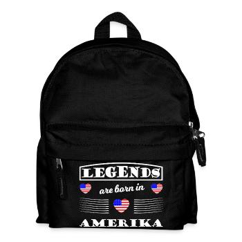 Légendes d’Amérique - Sac à dos Enfant - noir - Devant