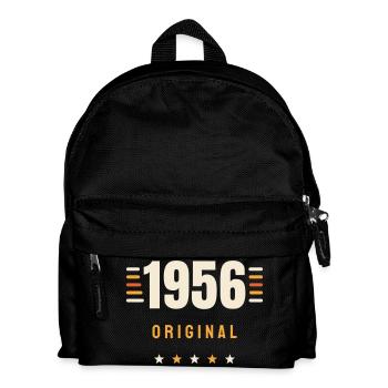 1956 Original Vintage Retro 70th Birthday Gift - Kids' Backpack - black - Front