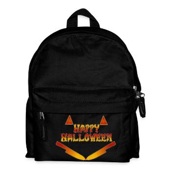 Happy Halloween Funny Horror Smile - Kids' Backpack - black - Front