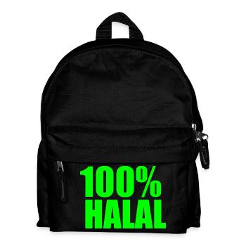 Halal - Kinder Rucksack - Schwarz - Vorne