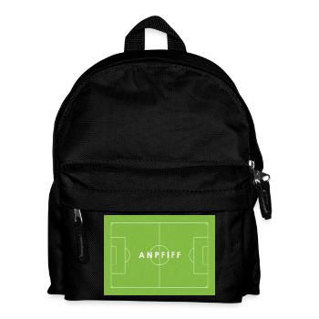 ANPFIFF - Fußballfans - Kinder Rucksack - Schwarz - Vorne