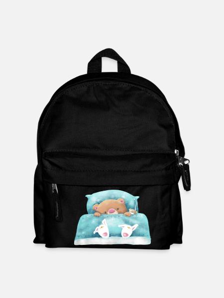 Teddy Bear is sleeping - Kids' Backpack - black