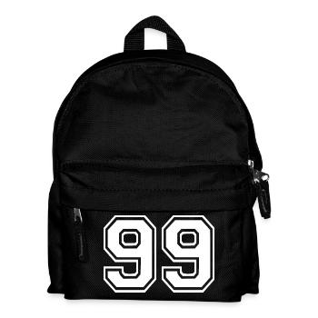 99 - Kinder Rucksack - Schwarz - Vorne