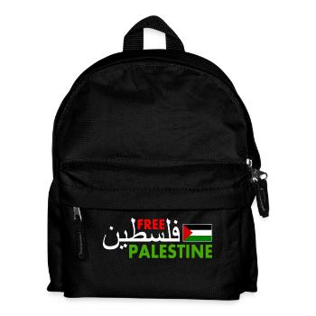 Free palestine فلسطين Palestina - Kinder Rucksack - Schwarz - Vorne