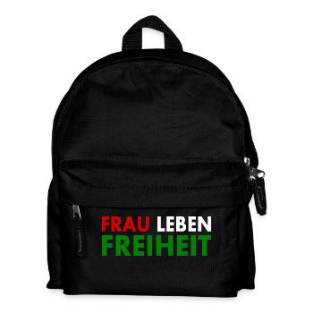 La liberté de vie des femmes - Sac à dos Enfant - noir - Devant