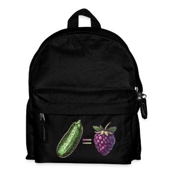 Concombre = baie | Les concombres sont des baies | Millésime - Sac à dos Enfant - noir - Devant