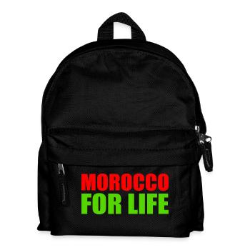 Morocco for life - morocco - Kids' Backpack - black - Front