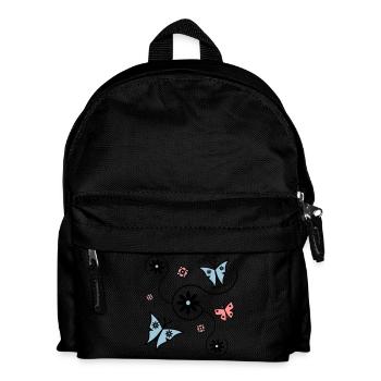 Schmetterling Frühling - Kinder Rucksack - Schwarz - Vorne