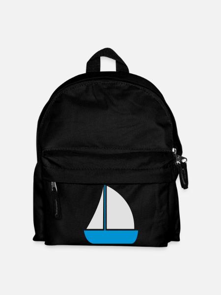 sailboat - Kids' Backpack - black