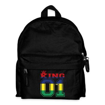 land partner king 01 prince Mauritius - Kinder Rucksack - Schwarz - Vorne