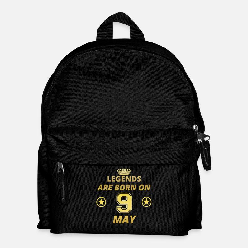 légendes anniversaire né le 9 mai - Sac à dos Enfant - noir