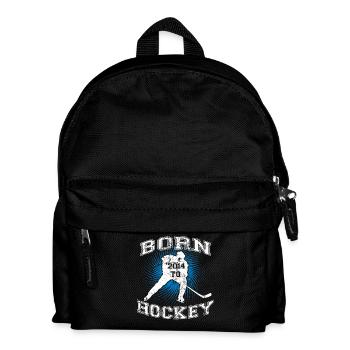 NÉ AU HOCKEY 2014 Cadeau d'anniversaire - Sac à dos Enfant - noir - Devant