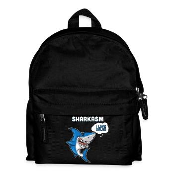 J'aime Salade - Sharkasm - Humour - Drôle - Sac à dos Enfant - noir - Devant