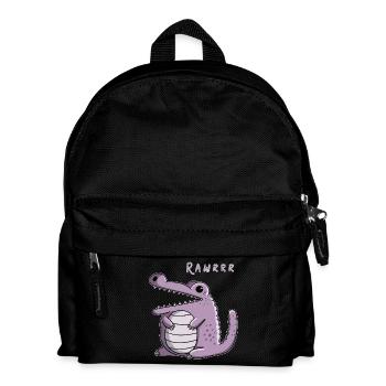 Rawrrr Kroko I Krodil Monster Fun Cadeau I Manga - Sac à dos Enfant - noir - Devant