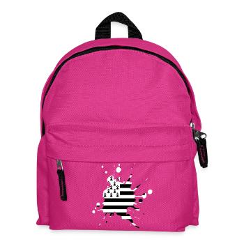UK-Flagge Patch 2 - Kinder Rucksack - Fuchsia - Vorne